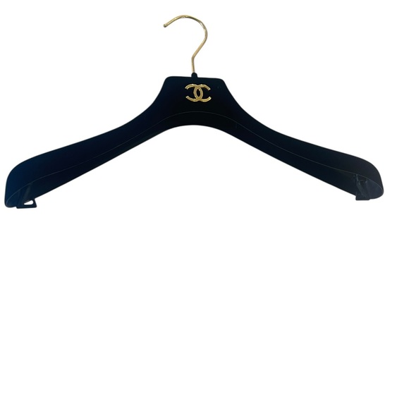 CHANEL Accessories - CHANEL Black and Gold Hanger